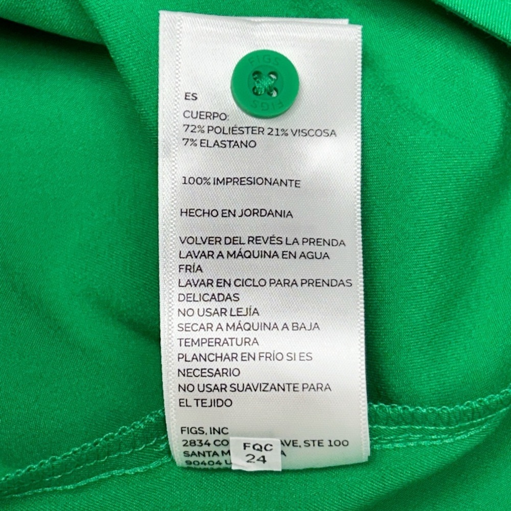 Figs Rafaela Oversized Scrub Top Emerald Size 3XL NWT - Picture 11 of 15